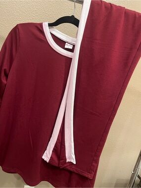 Women's Burgundy Set